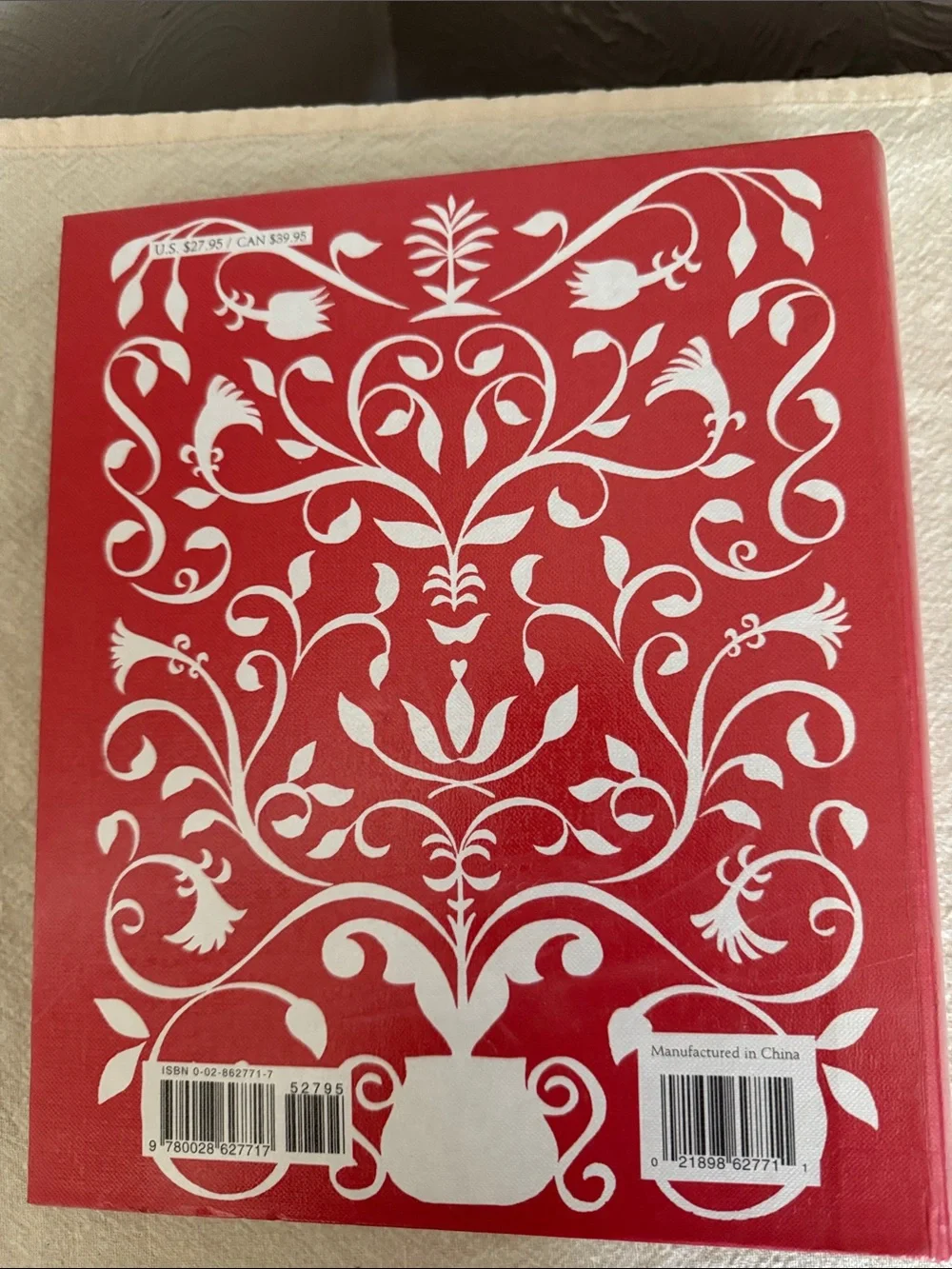 Betty Crocker Red & White Decorative Cookbook Cover